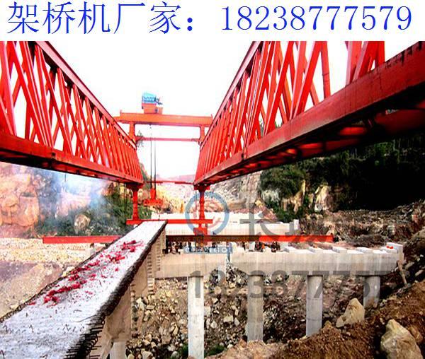 新疆和田160噸液壓架橋機廠家 架梁橋機的主要功能