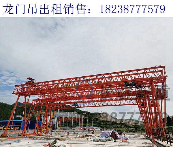 甘肅張掖龍門吊租賃公司 造船龍門吊的優(yōu)勢特點