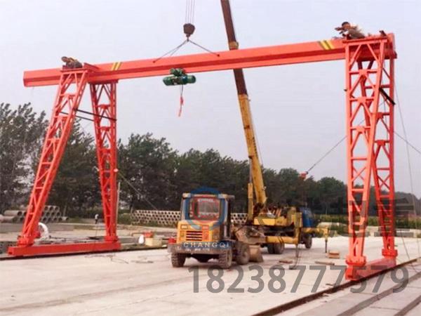 龍門吊按主梁結構劃分為單主梁和雙主梁