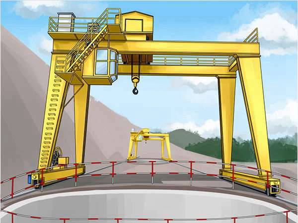 湖北天門龍門吊廠家 5噸龍門起重機價格低廉