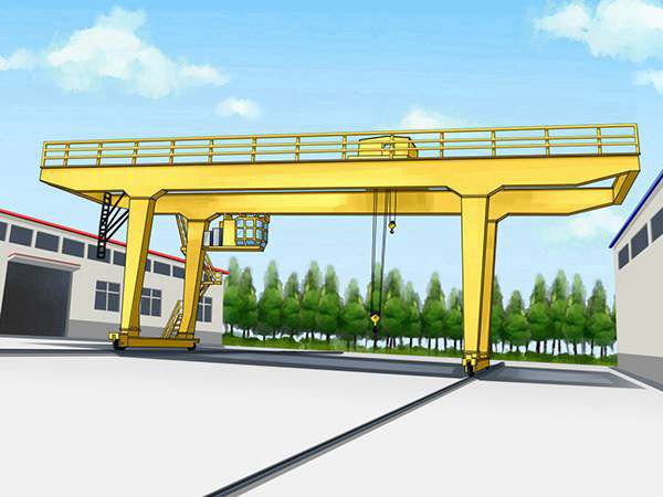 吉林松原龍門吊廠家 20噸門式起重機走行機構