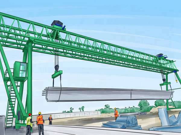 河南商丘龍門吊廠家 龍門吊穩(wěn)定可靠度高