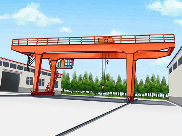山西晉城龍門吊廠家120T箱體式門式起重機保養