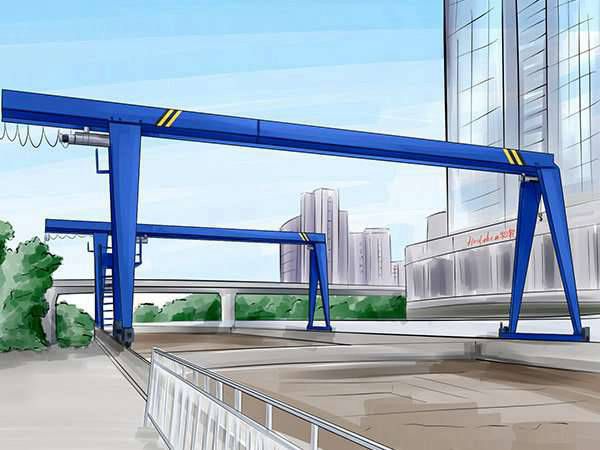 山西太原龍門吊廠家3t單梁起重機(jī)價(jià)格