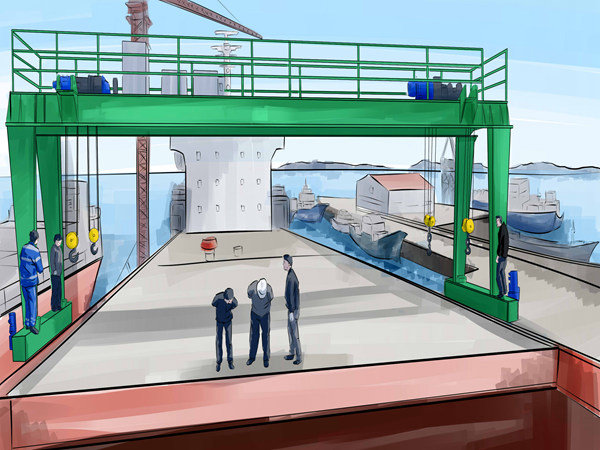 遼寧營口龍門吊租賃廠家行走輪