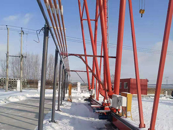 湖南邵陽龍門吊廠家軌道長