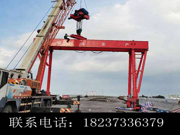  陜西西安龍門吊公司 單梁起重機現貨出租